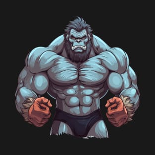 Bodybuilder Gorilla T-Shirt