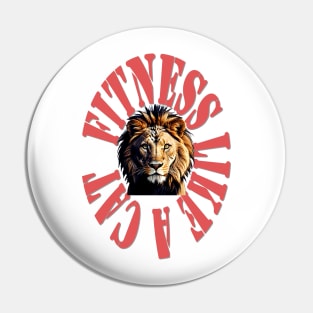 Fitness like a wild cat Pin