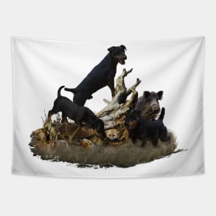 German Hunting Terrier , Jagdterrier Tapestry