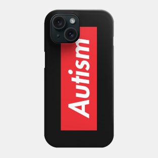 Red Instead For Autism Acceptance Phone Case