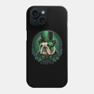 Bulldog St Patrick's Day Phone Case