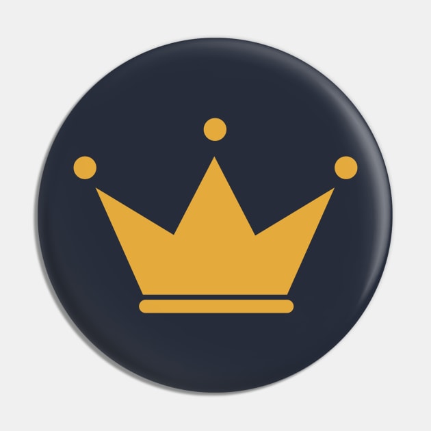 Royal Crown Retro Pin by happinessinatee