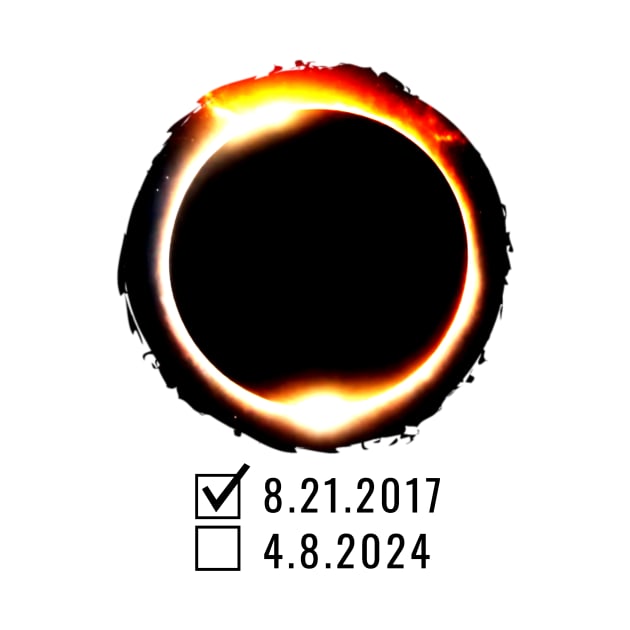 Eclipse Checklist Total Solar Moon Eclipse April 8 2024 by Little Duck Designs