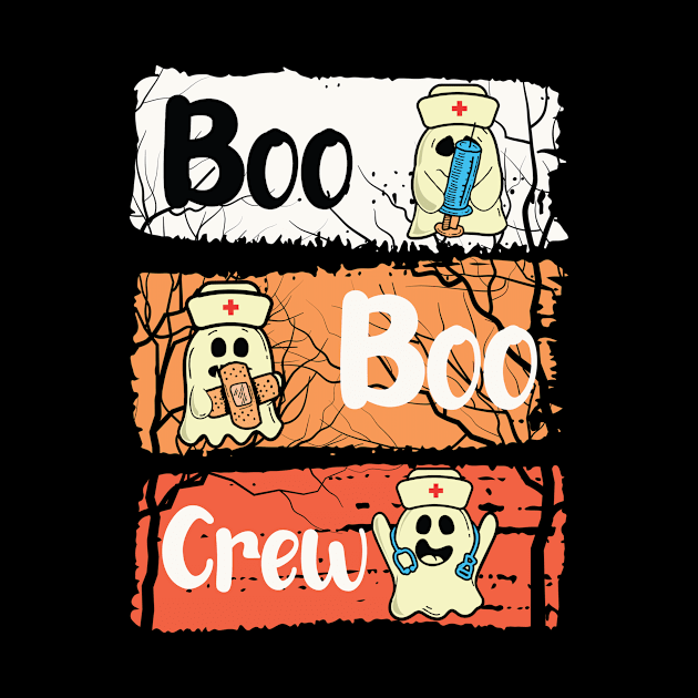 Boo Boo Crew Nurse Shirts Halloween Nurse Shirts for Women by mo designs 95