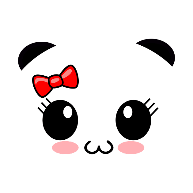 kawaii panda by nZDesign