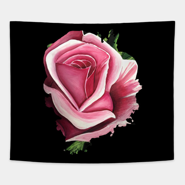 Pink Rose Rose Tapestry Teepublic