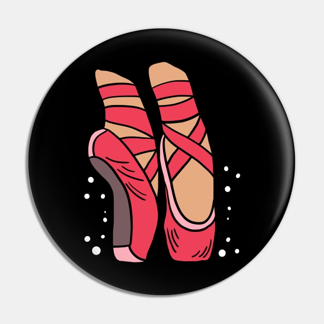 Ballet Ballerina Pin by KAWAIITEE