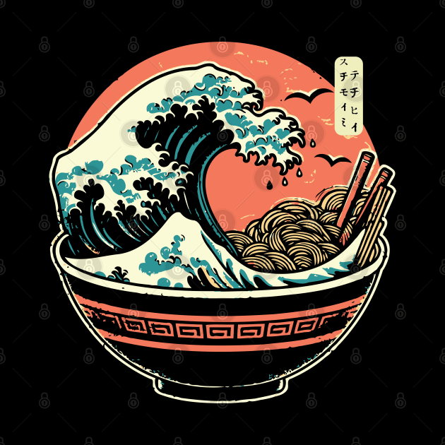 The Great Ramen Wave by Trendsdk