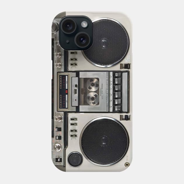 80's Boombox Ghettoblaster Phone Case by robotface