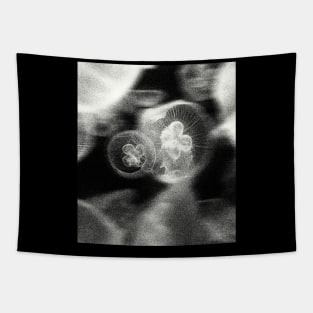 Moon Jellyfish Grunge Aesthetic Tapestry