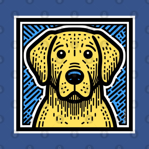 Labrador Pop Art by Sketchy