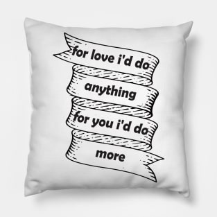 happy valentines day by chakibium Pillow