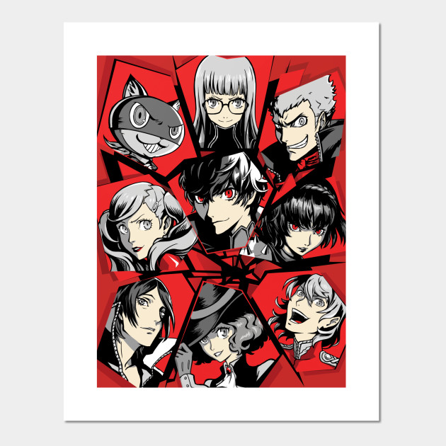 All Out Attack Persona 5 Posters And Art Prints Teepublic