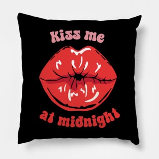 Kiss Me At Midnight Pillow