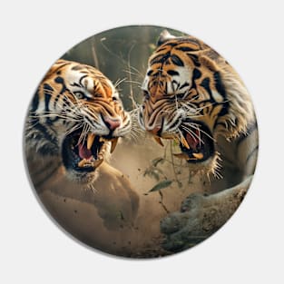 Tiger Animal Nature Majestic Wilderness Pin