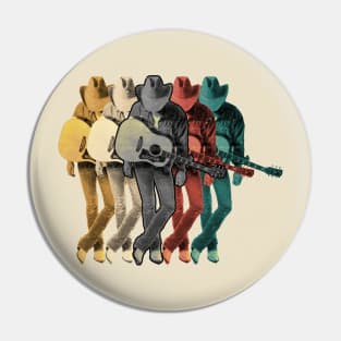 Rainbow Dwight Yoakam Classic Pin