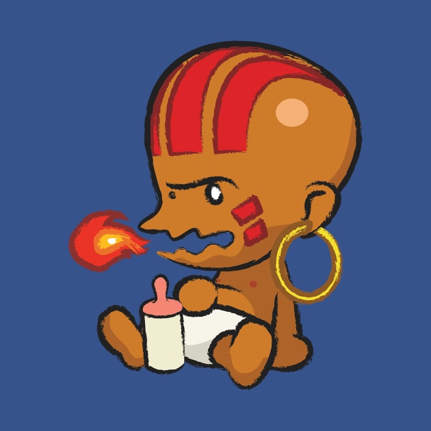 Baby Street Fighters: Dhalsim by ohshirtdotnet