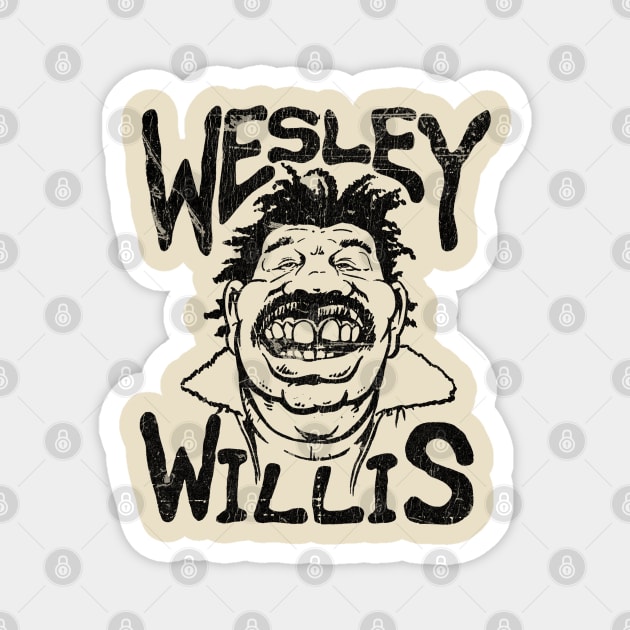 Retro Wesley Willis Magnet by DudiDama.co