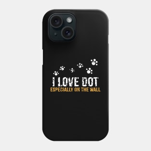 DOT Day I Love DOT Cute Cat Vintage Phone Case