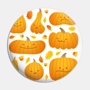 Funny Halloween Pumpkins Pin