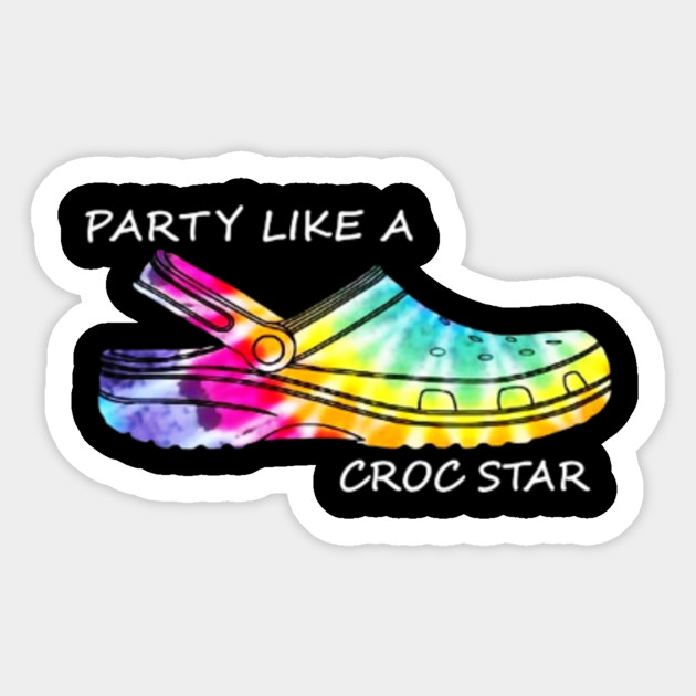 walk it like i croc it sticker