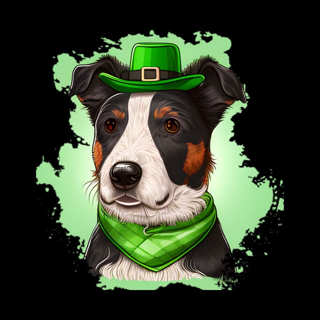 Gentleman Dog Ready For St. Patrick's Day Dog Lover by Danielle Shipp