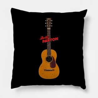 Dolly Parton Martin 5-18 Acoustic Guitar Pillow