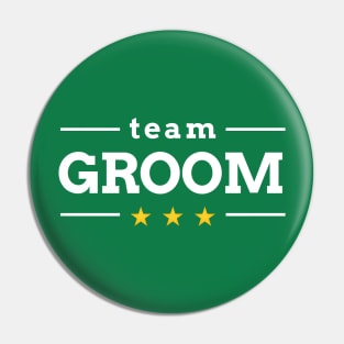 Team Groom Pin