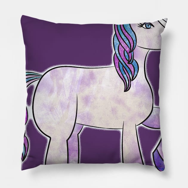 Magical Unicorn Pillow by jubilli