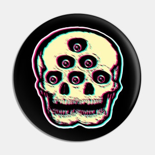 6 eyes Pin