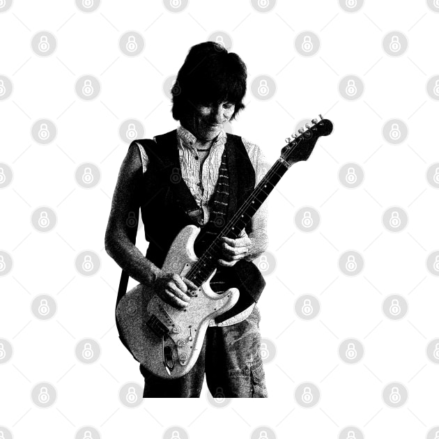 Jeff Beck /\ Old School Aesthethic Retro by idontwannawait