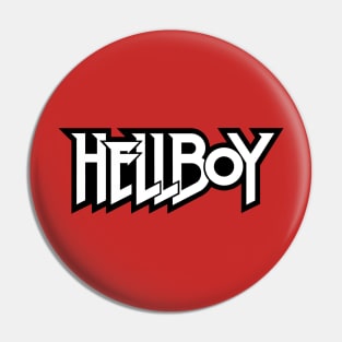 HELLBOY - letters white Pin