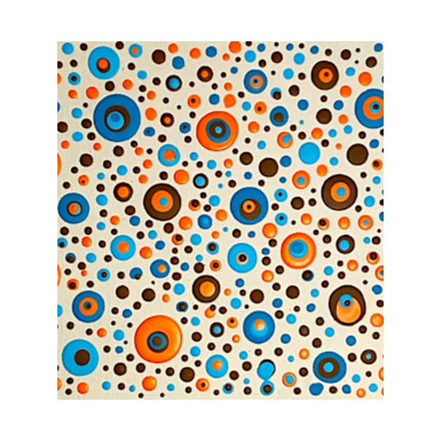 Orange and blue abstract by AFarrar design