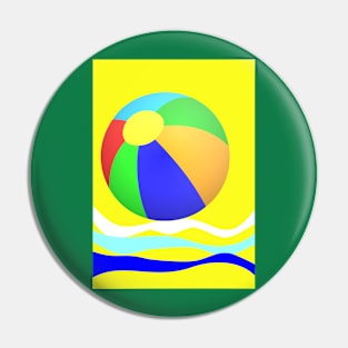 Beachball Pin