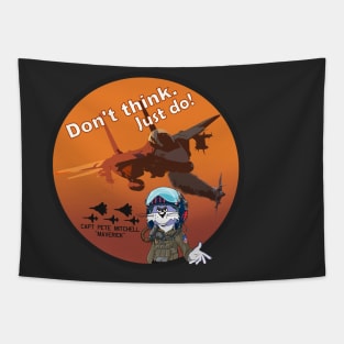 F-14 Tomcat - Dont think. Just do! Tapestry