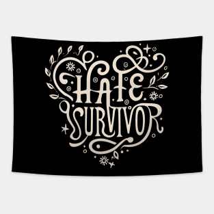 hate survivor fight Tapestry