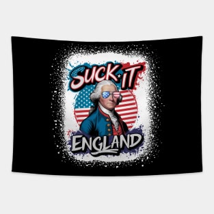 4th Of July Suck It England Independence Day Patriotic 1776 Tapestry