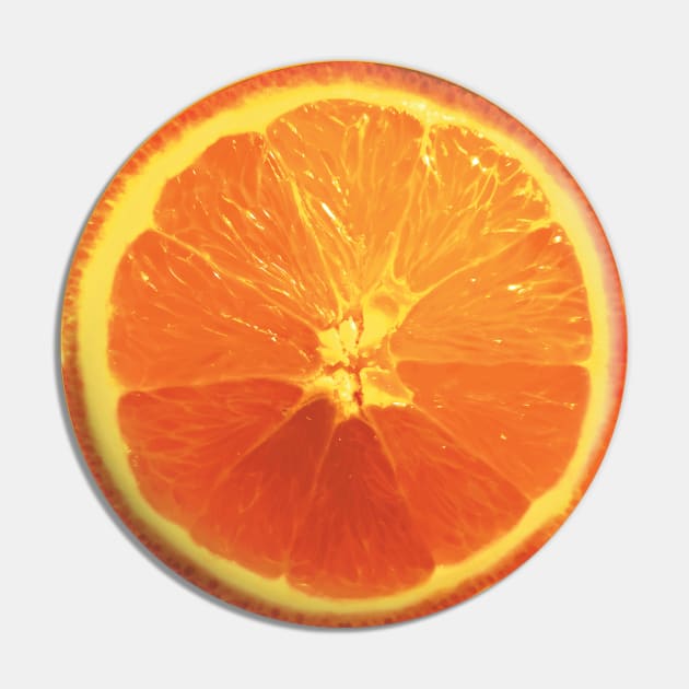 Orange Slice Pin by SPACE ART & NATURE SHIRTS 