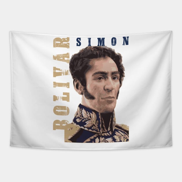 Simon Bolivar, Tapestry by iniandre