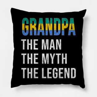 Grand Father Gabonese Grandpa The Man The Myth The Legend - Gift for Gabonese Dad With Roots From  Gabon Pillow