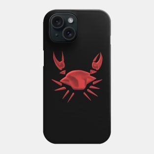 Shiny metal crab Phone Case