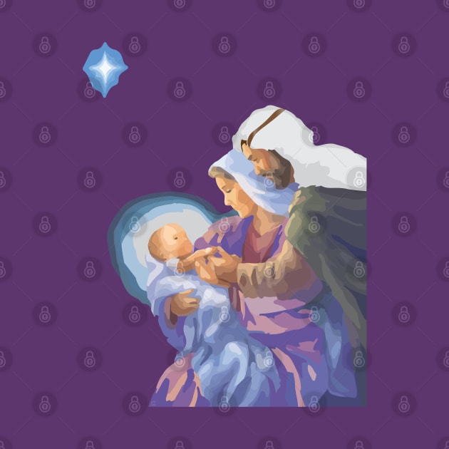 Birth Of Jesus Nativity Design by Sunshineisinmysoul