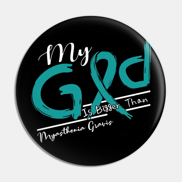 Myasthenia Gravis Awareness My God Is Stronger - In This Family No One Fights Alone Pin by BoongMie