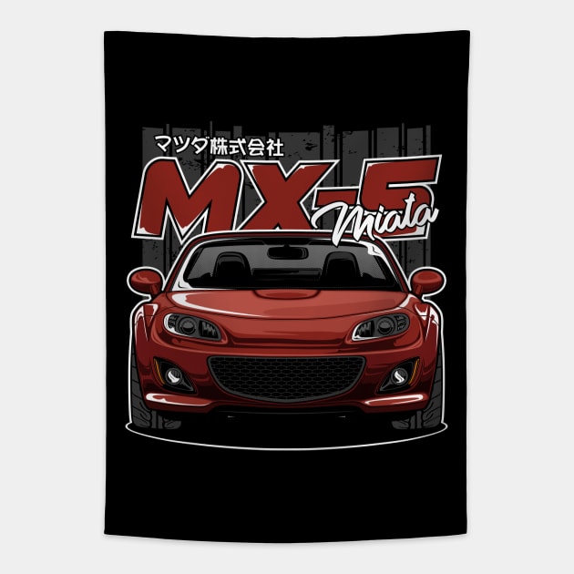 Miata MX-5 NC Tapestry by idrdesign