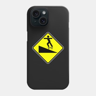 Skateboard Road Sign Phone Case