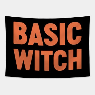 Basic Witch Funny Halloween (Pumpkin) Tapestry