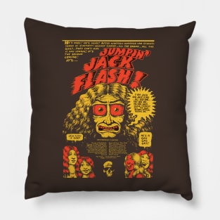 jumpin jack flash oz magazine graphic Pillow