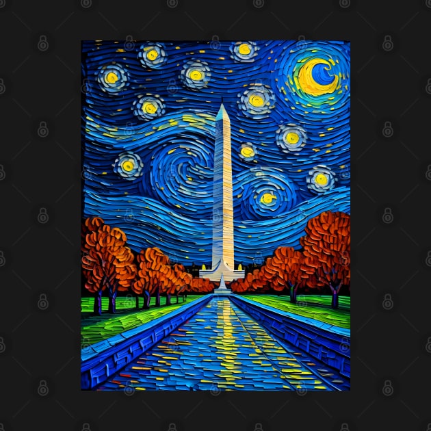 The Washington Monument by FUN GOGH