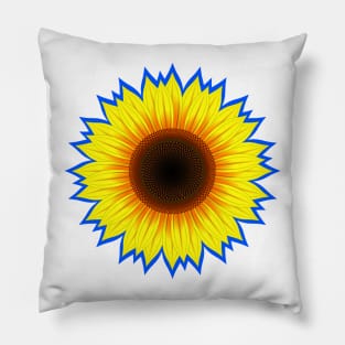 Ukraine Sunflower, Support Ukraine I Stand With Ukraine Pillow