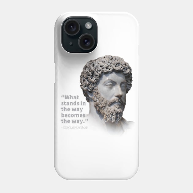 Marcus Aurelius - The Way Phone Case by Toby Wilkinson